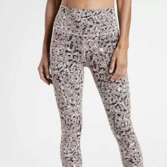 Athleta Elation Textured 7/8 Tight size 3X Meadow Decadent Chocolate - Picture 2 of 8